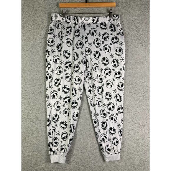 Nightmare Before Christmas Jack Skellington Pajama Pants Womens Large 34 Waist - Picture 4 of 10